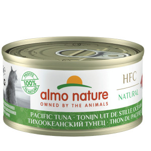 [almo nature] 貓用 HFC Natural 天然貓罐頭大平洋吞拿魚 全貓濕糧 Pacific Tuna Flavour 150g