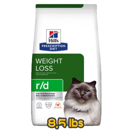 [清貨] [Hill's 希爾思] 貓用 r/d 健康減重配方獸醫處方乾糧 8.5lbs