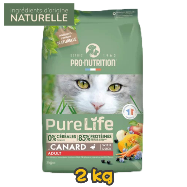 [Pro-nutritio PureLife] 貓用 鴨肉配方成貓乾糧 Adult Duck Cat 2kg