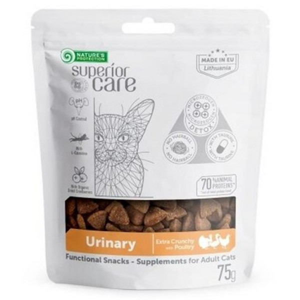 [NATURE'S PROTECTION 保然] 貓用 泌尿護理小食 Urinary With Poultry Snacks -75g