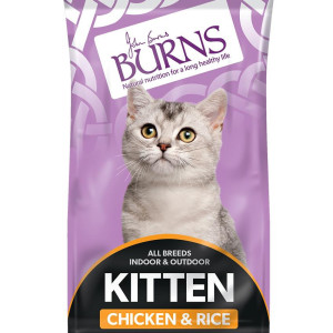 [BURNS] 貓用 雞肉糙米配方幼貓乾糧 Kitten Chicken & Brown Rice 300g