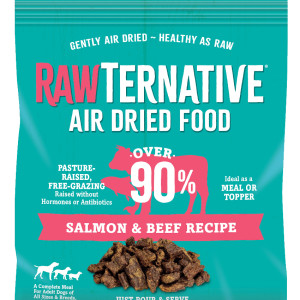 [COUNTRY NATURALS RAWTERNATIVE ] 犬用 風乾生肉系列鮮味三文魚草飼牛風乾配方乾糧 Air Dried Dog Food Salmon & Beef Recipe 5oz