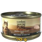 [清貨] [CANIDAE] 貓用 雞絲貓罐頭 全貓濕糧 Shredded Chicken in gravy 70g