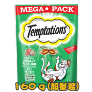 [Gift$300] [偉嘉Temptations] 海鲜百匯口味夾心酥貓小食Seafood Flavors -160g (超量裝)