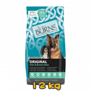 [BURNS] 犬用 經典魚肉糙米配方成犬及高齡犬乾糧 Adult, Senior ORIGINAL Fish & Brown Rice12kg